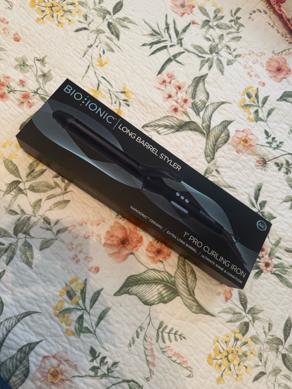 Bionica Black 1" Pro Curling Iron Long Barrel Styler